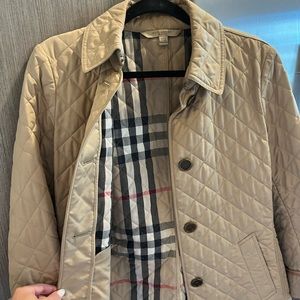 Burberry Brit Quilted Jacket- Tan